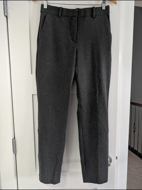H&M Dark Gray Straight Leg Dress Pants